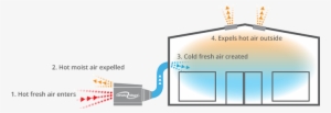 The Coloured Lines On The Psychrometric Chart Compare - Indirect Evaporative Cooling #3104554