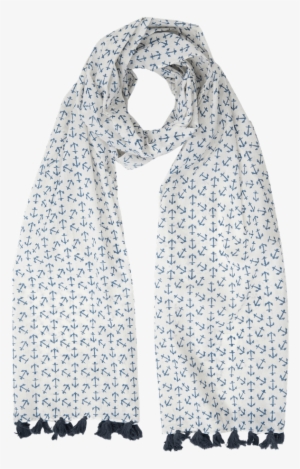 Anchor Blue Scarf - Scarf #3104732