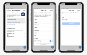 Things Siri Shortcuts Screens - Iphone Shortcuts #3104813