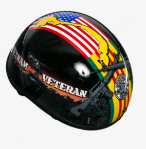 Vietnam Veteran Motorcycle Helmet - Motorcycle Helmet #3105219