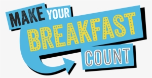 Make Your Breakfast Count V2 - Fairtrade Fortnight 2017 Logo #3106271
