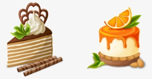 Chocolate Cheesecake Vector Fruit - Dessert Vector Png #3106628