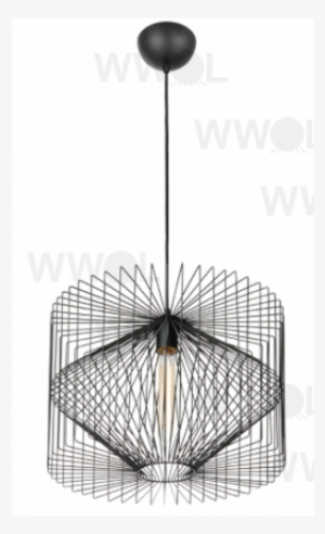 Black Wire Pendant Light #3106889