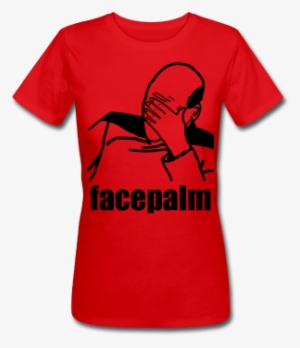 Picard Facepalm Shirt T Shirts - Camisas De Patins Meninas #3106978