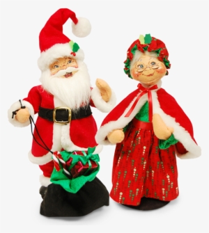 Festive Santas - 13in Festive Mrs - Annalee Dolls #3107128
