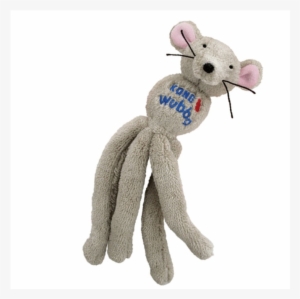 Cat Wubba Toys Stimulate Senses Of Sight, Sound, Smell - Kong Cat Wubba Mouse #3107750
