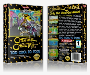 Sega Genesis Chester Cheetah Too Cool To Fool Sega - Chester Cheetah Too Cool To Fool Sega Genesis Gen #3107769