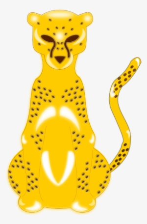 Free Cheetah Clipart Clipartfest - Jaguar Art 5'x7'area Rug #3107977