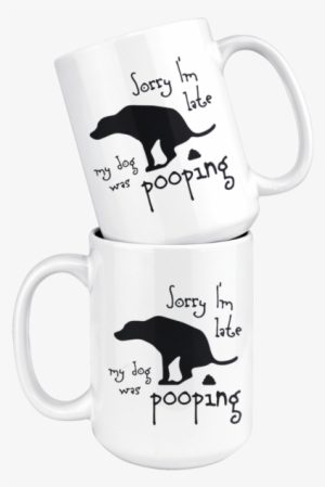Sorry I'm Late My Dog Was Pooping Funny Gift For Dogs - Distressed Pooping Dog Tshirt #3108342