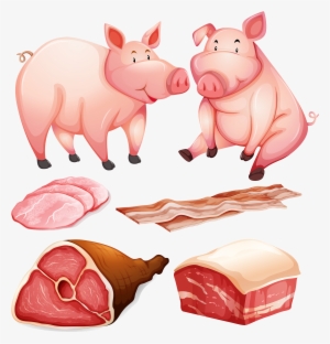 Pork Clipart Pig Snout - Carne De Cerdo Dibujo #3108564