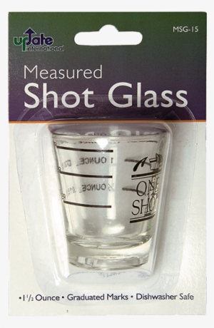 Crown Brands, Llc Msg-15 Glass, Shot / Whiskey - 1.5 Oz. Measuring Shot Glass #3108600