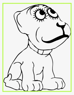 Best An Alerted Boxer Dog Image For Cartoon Clipart - Cartoon Dogs Black And White Png #3108645
