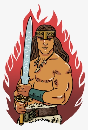Arnold Schwarzenegger Clipart Transparent - Cartoon #3109789