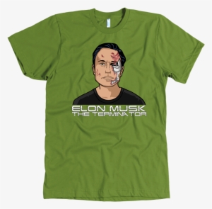 Elon Musk As The Terminator T-shirt - T-shirt #3109819