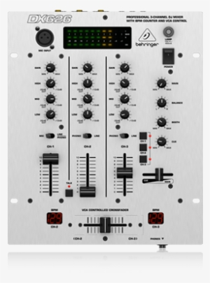 Professional 3-channel Dj Mixer With Bpm Counter And - Behringer Dx626 Pro Mixer #3111012