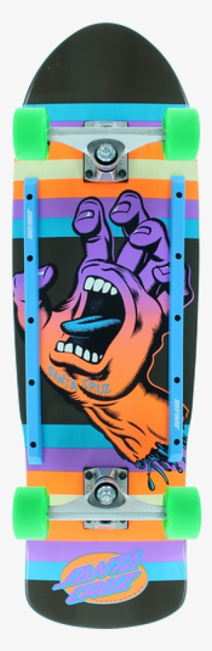The Rob Face Cruzer Is Back This Radical And Unique - Santa Cruz Screaming Hand #3111252