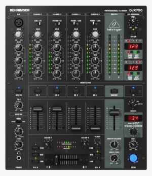 Behringer Djx750 Professional 5-channel Dj Mixer With - Mixer Behringer Djx 750 #3111305
