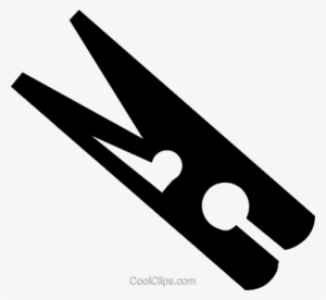 Clothes Pin Royalty Free Vector Clip Art Illustration - Sign #3111858