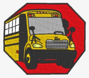 School Bus & Stop Sign - School Bus #3112261