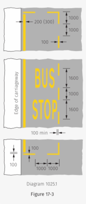 traffic-signs-manual-chapter-5-2004-figure-bus-stop-road-marking