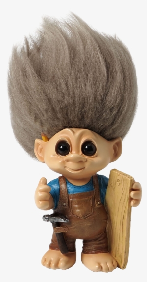 Lykketrold - Hustømrerne - Carpenter Troll - Small - Lykketrold - Tømrer Trold - Pyntefigurer Hos Coop #3112458