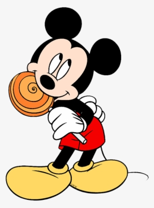 Download Clipart Royalty Free Library Alfred Philippe - Cartoon Mickey Mouse Eating #3112704