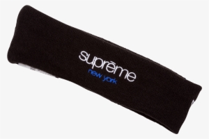 Supreme New Era Classic Logo Headband One Size Black #3112739