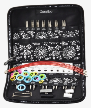 5" Twist Red Lace Interchangeable Needle Set Complete - Chiaogoo Twist Tip Interchangeable Complete Set 4 Inch #3112970