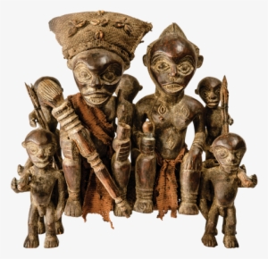 Bamoun Traveling King & Queen - Bronze Sculpture #3114124