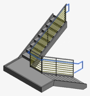 For A Continuous Rail , You Can - Egress Stair Handrail #3114684