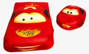 Oc024 Lightning Mcqueen Cake - Cartoon #3115711