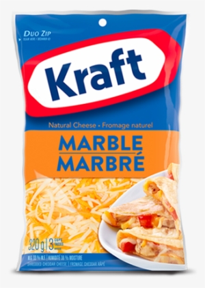 Marble Cheddar - Kraft Shredded Marble Cheese #3115780