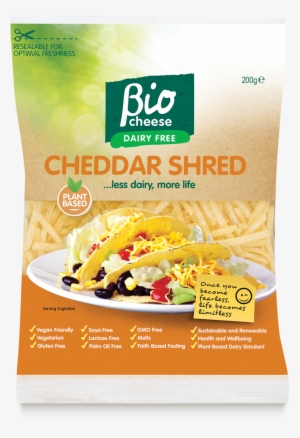 Vegan Cheese - My Life Shredded Cheese Cheddar 200g #3116171