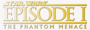 Phantom Menace Logo - Star Wars Episode I The Phantom Menace Logo #3116195