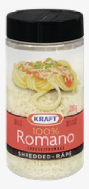 Kraft Shredded Cheese 100% Romano 200 G - Kraft 100% Shredded Romano Cheese #3116380