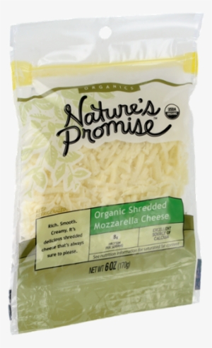 Natures Promise Organics Shredded Cheese, Organic Mozzarella #3116728