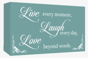 Duck Egg Blue Live Laugh Love Quote Canvas Wall Art - Small Canvas Wall Art Black And White #3117104