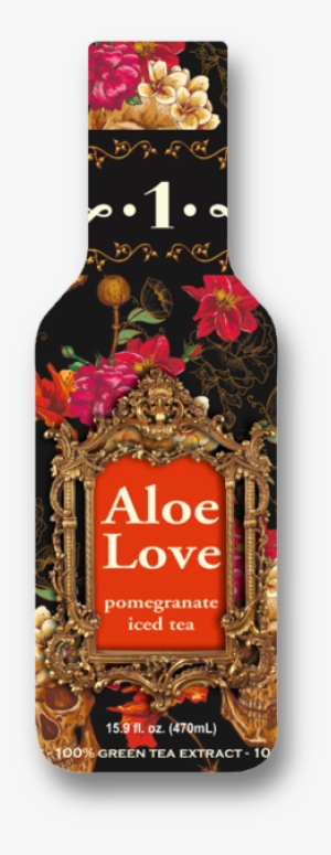 30% Natural Aloe Vera Juice & Pulp , Cane Sugar, Natural - Aloe Love Iced Tea Botle Png #3117124