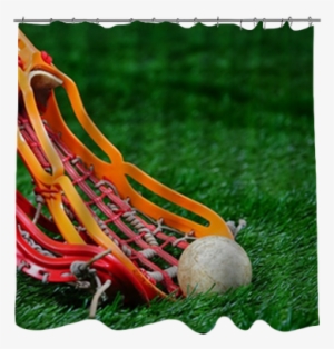 Girls Lacrosse Sticks Fight For The Ball Shower Curtain - Poster: Jaboardm's Girls Lacrosse Stick Scooping Up #3117662