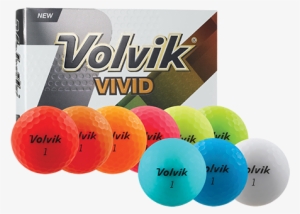 Volvik Vivid Xt Yellow Golf Balls #3118223