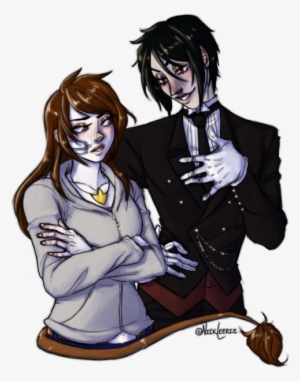 Colored Sketch Commission Of Zara Lionsdale And Sebastian - Sketch #3118332