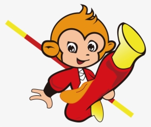 Sun Wukong Goku Cartoon Clip Art - Sun Wukong Cartoon Png #3118641