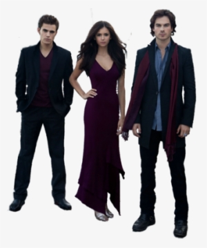 Stefan, Elena, Damon Psd - Stefan And Damon Png #3119470