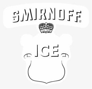 Smirnoff Ice Logo Black And White - Drawing - Free Transparent PNG ...