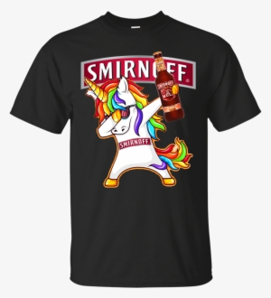 Dabbing Unicorn Loves Smirnoff Vodka T Shirt Hoodie - Dallas Cowboys Funny T Shirts #3120417