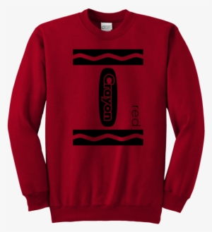 Red Crayon Halloween Couple Friend Group Costume T-shirt #3120951