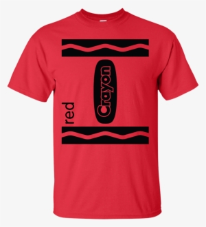 Red Crayon Halloween Couple Friend Group Costume T - Red Pink Blue Purple Orange Crayon Basic Tees #3121203