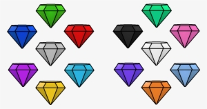 Emerald Clipart Chaos - Chaos Emeralds All Colors #3121301