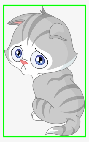 Unbelievable Kitten Pencil And In Color Pics - Sad Cat Clipart #3122527
