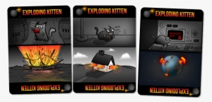 When You Explode, You Die And You Are Out Of The Game - Exploding Kittens Exploding Kitten Cards #3122972